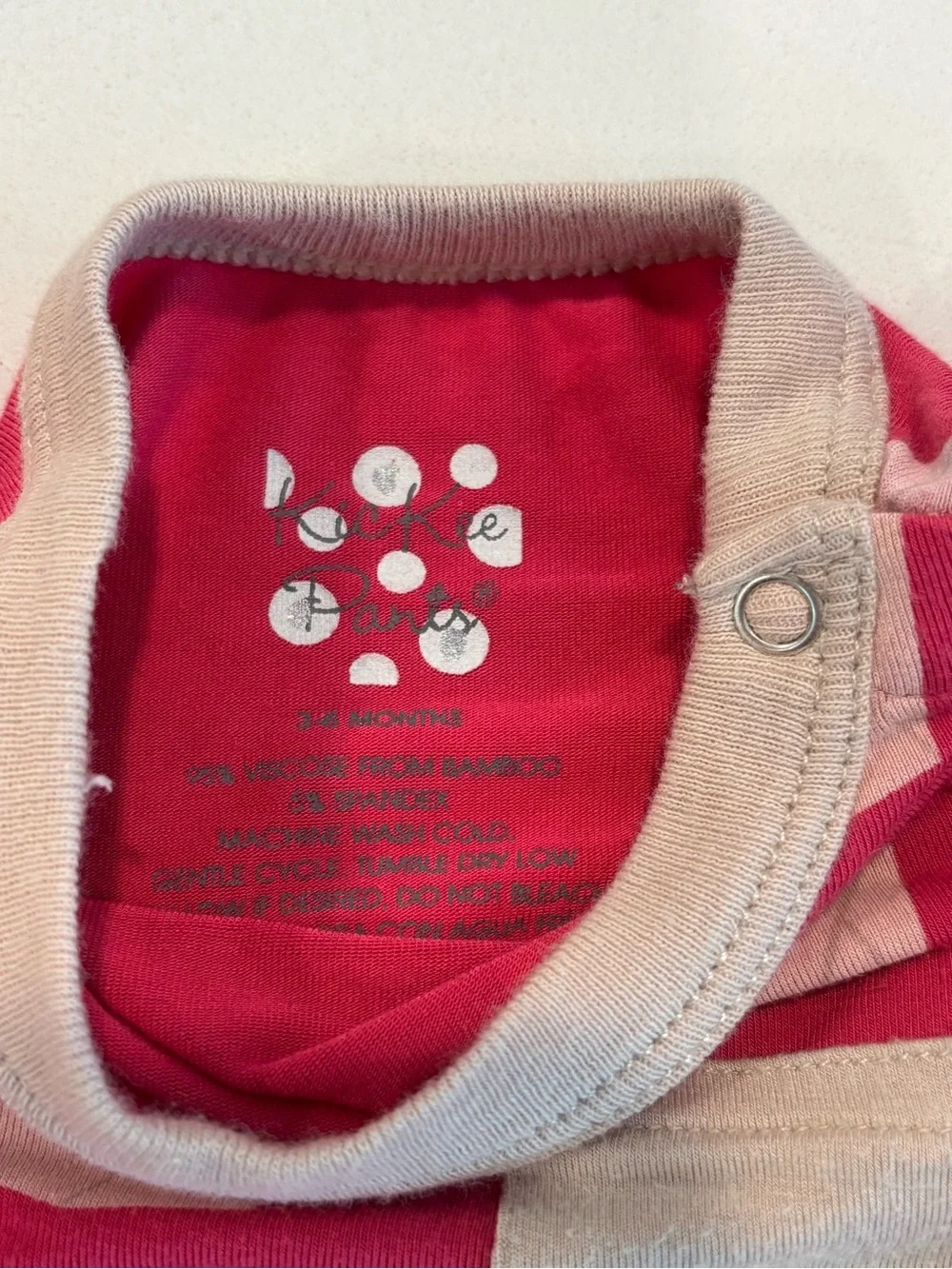 Kickee Pants Bamboo Onesie and Pants Hot Pink Size 3-6 months